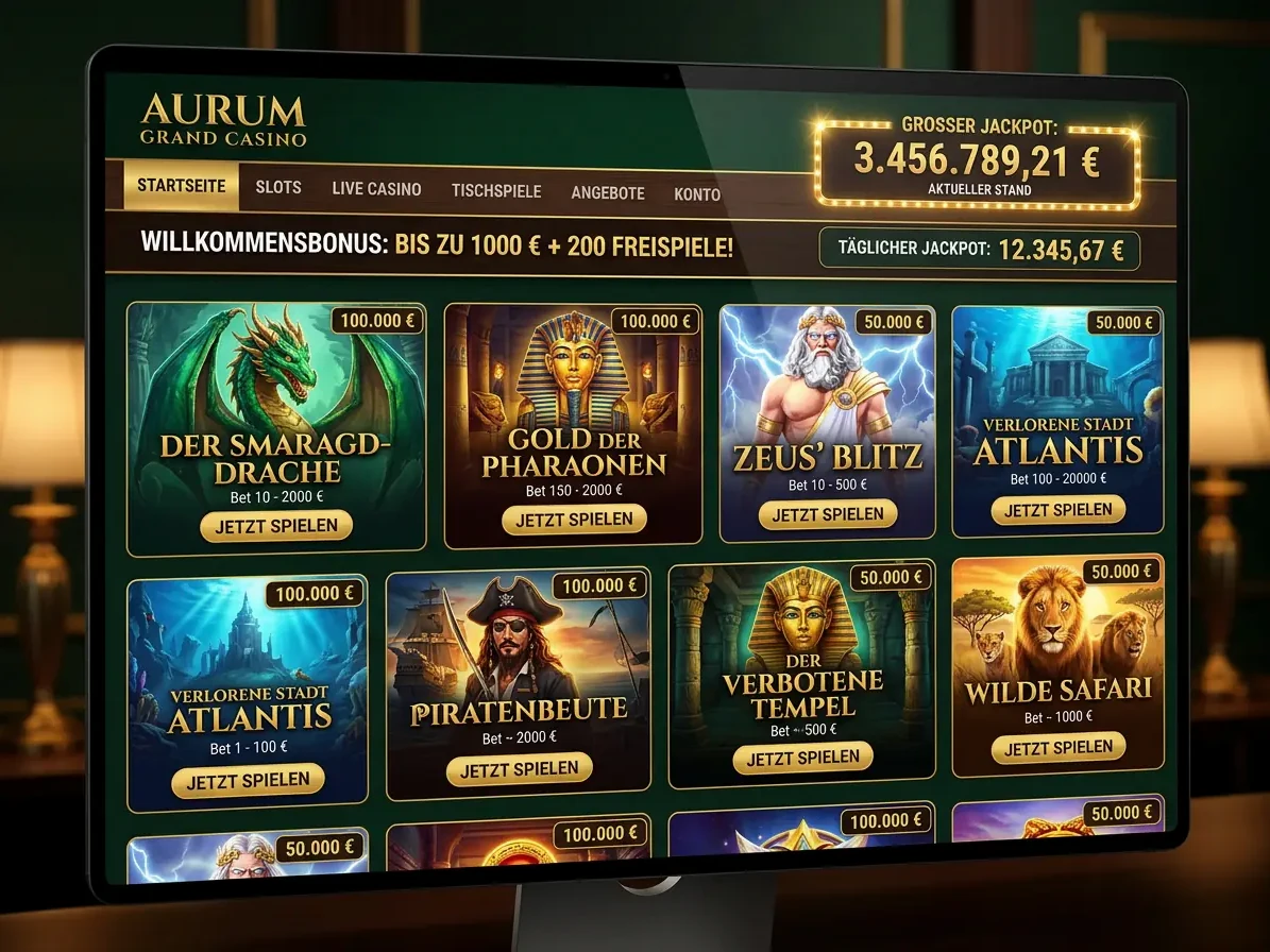 Slotsgem — Spielsaal und Angebot