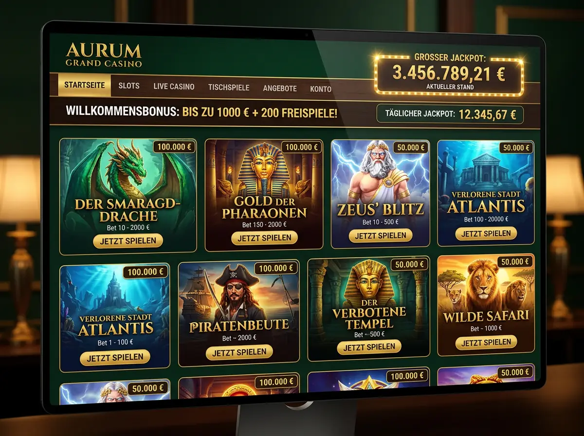 Slotsgem — Spielsaal und Angebot