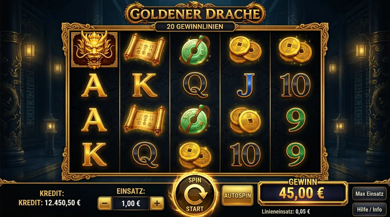 Spielautomaten im Slotsgem
